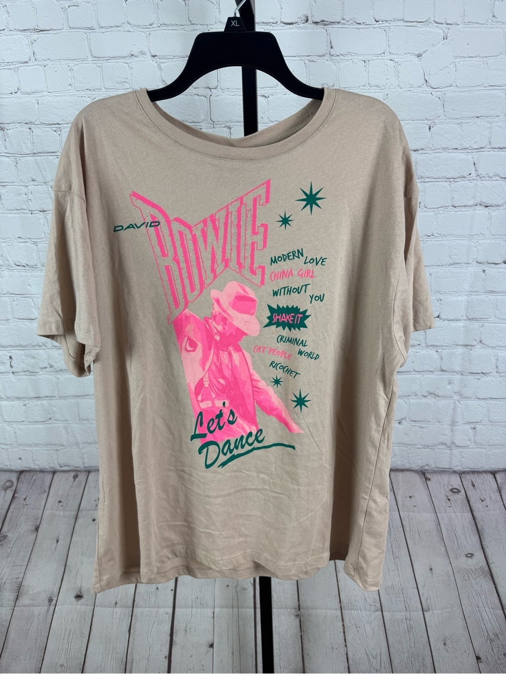 David Bowie Graphic T-Shirt Size Large